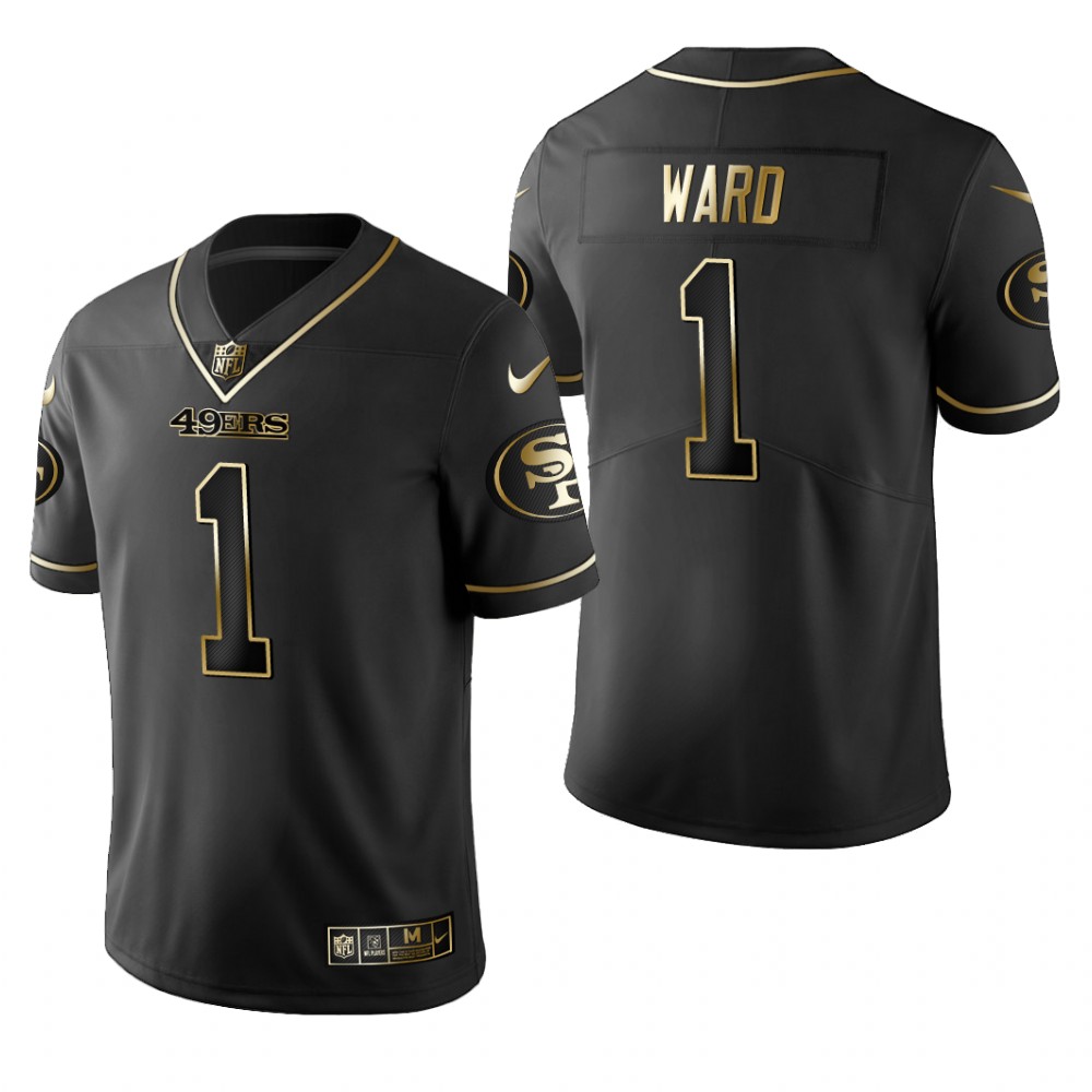 San Francisco 49ers Jimmie Ward Black Jersey Golden Edition Men's