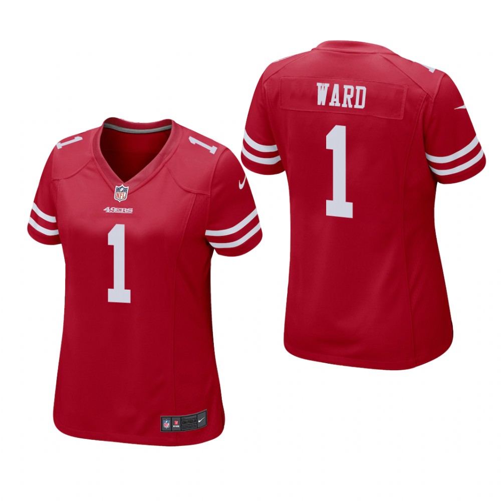 San Francisco 49ers Jimmie Ward Scarlet Jersey Game - Women's