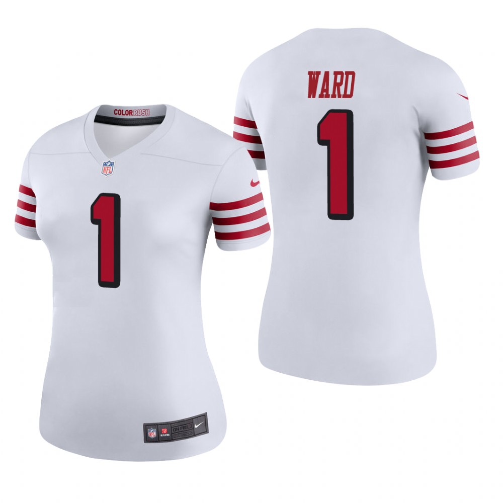 San Francisco 49ers Jimmie Ward White Jersey Color Rush Legend - Women's