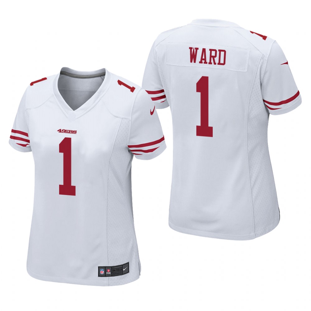 San Francisco 49ers Jimmie Ward White Jersey Game - Women's