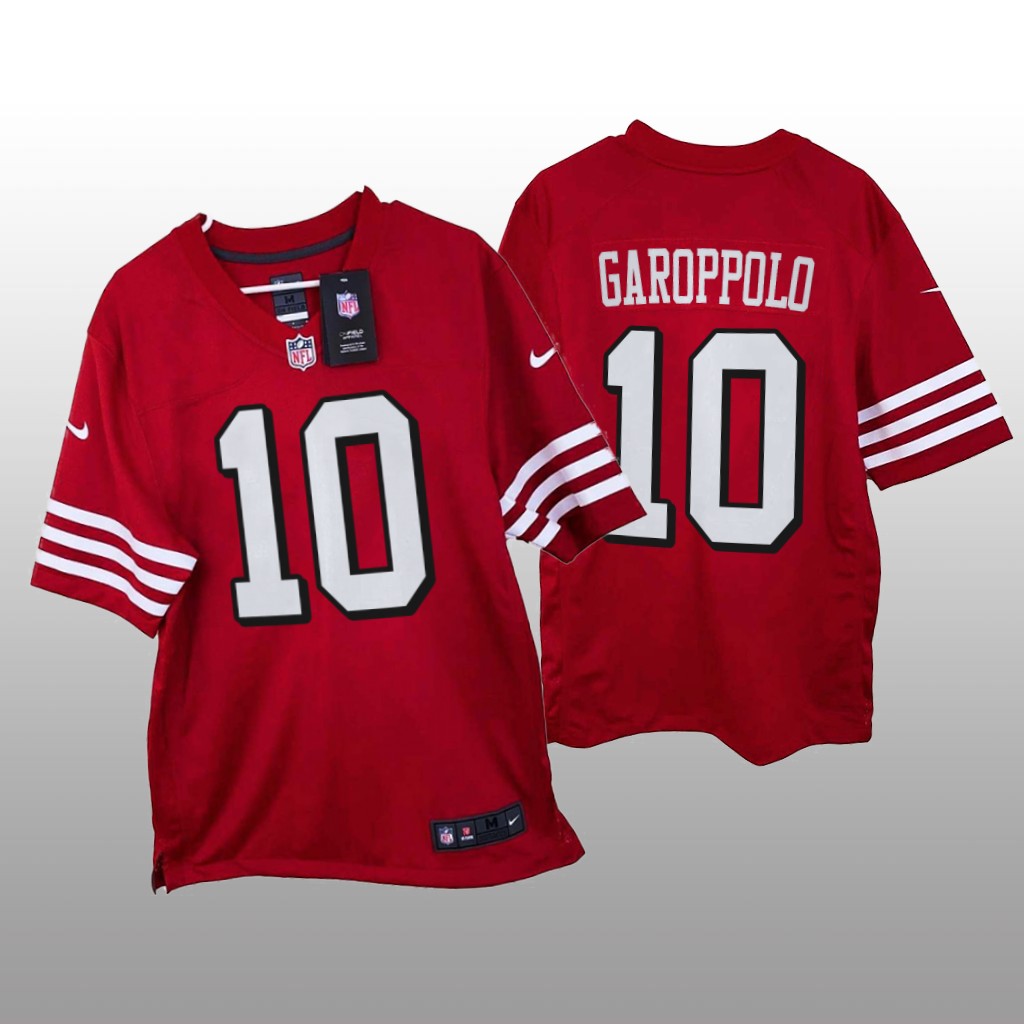 San Francisco 49ers Jimmy Garoppolo Scarlet Jersey Game - Men's