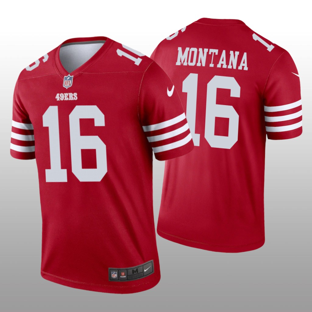 San Francisco 49ers Joe Montana 2022-23 Scarlet Legend - Men's
