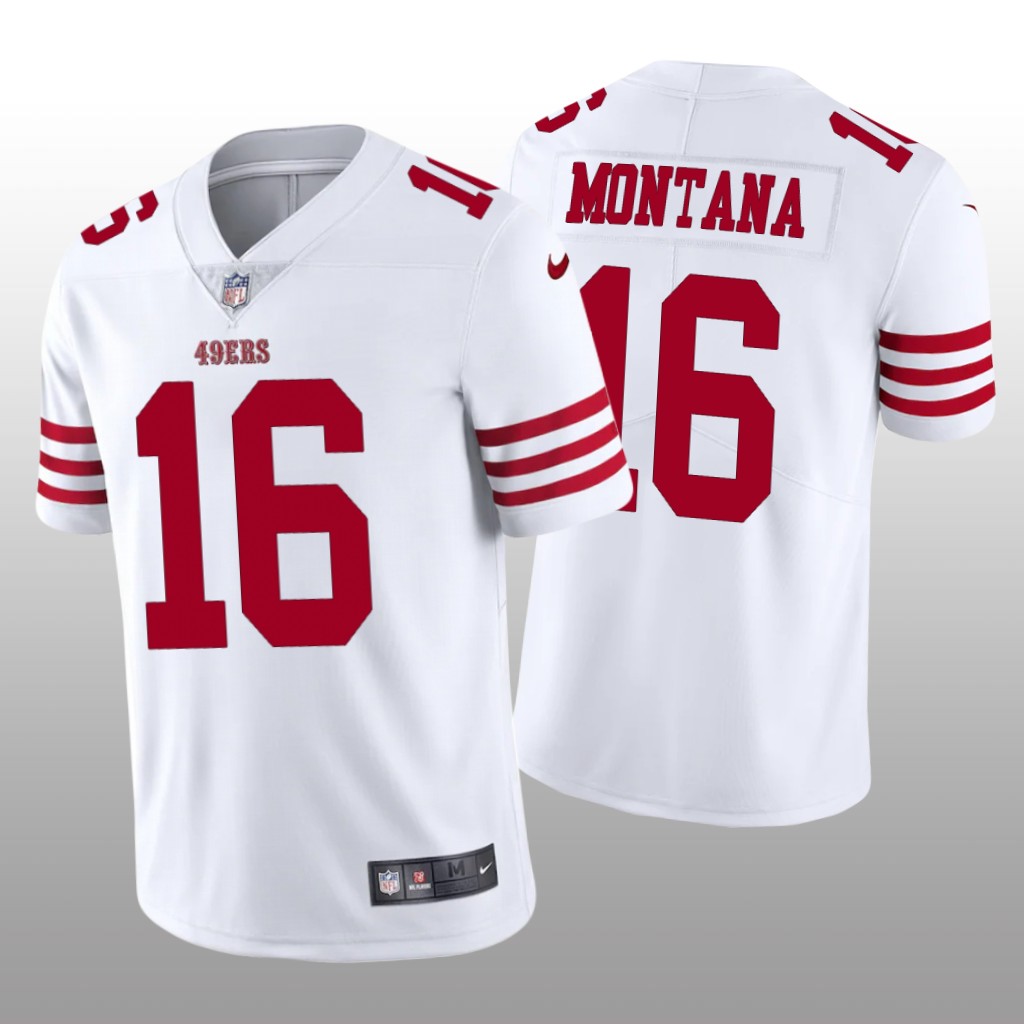 San Francisco 49ers Joe Montana 2022-23 White Vapor Limited - Men's