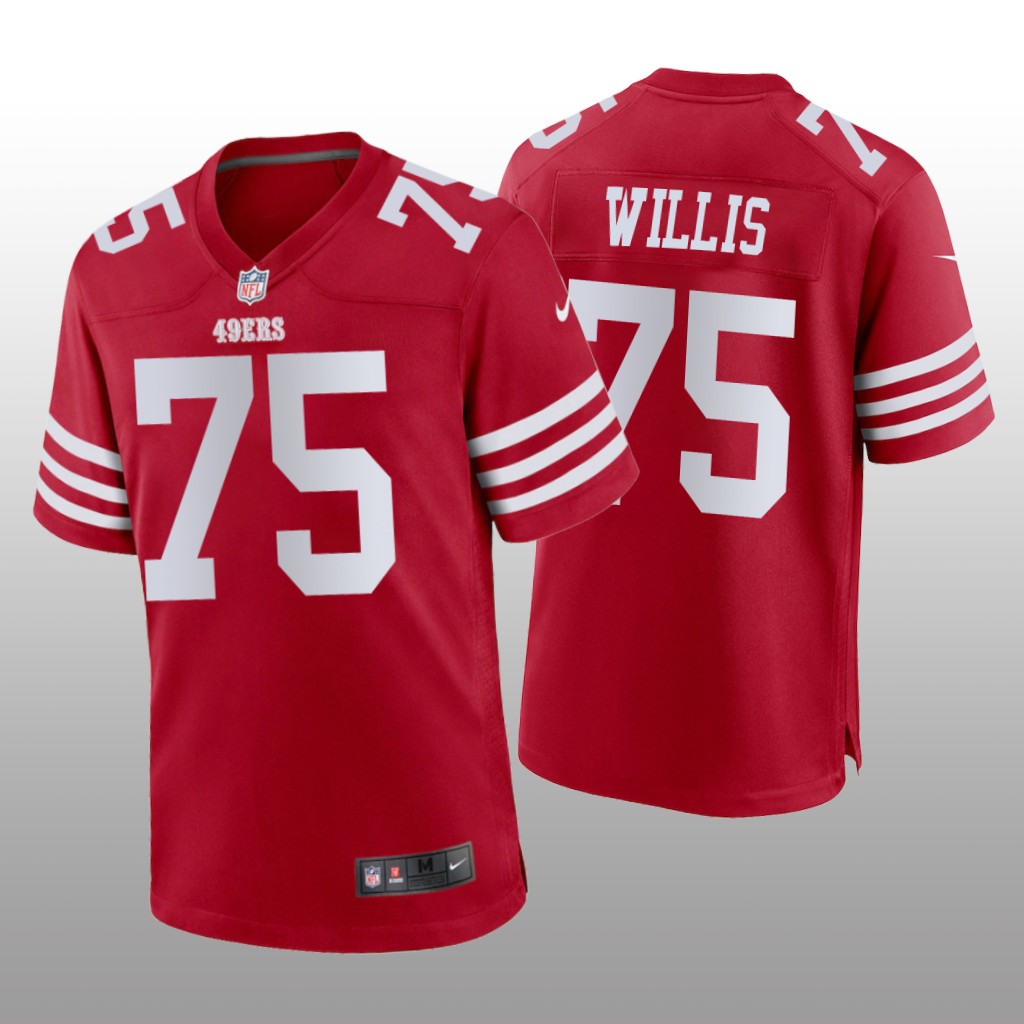 San Francisco 49ers Jordan Willis Scarlet Jersey Game - Men's