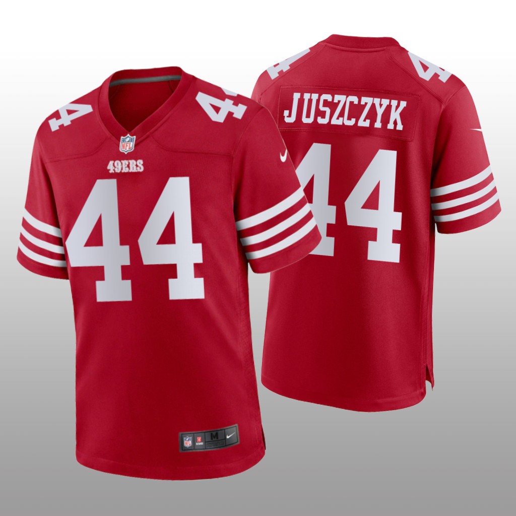 San Francisco 49ers Kyle Juszczyk 2022-23 Scarlet Game - Men's