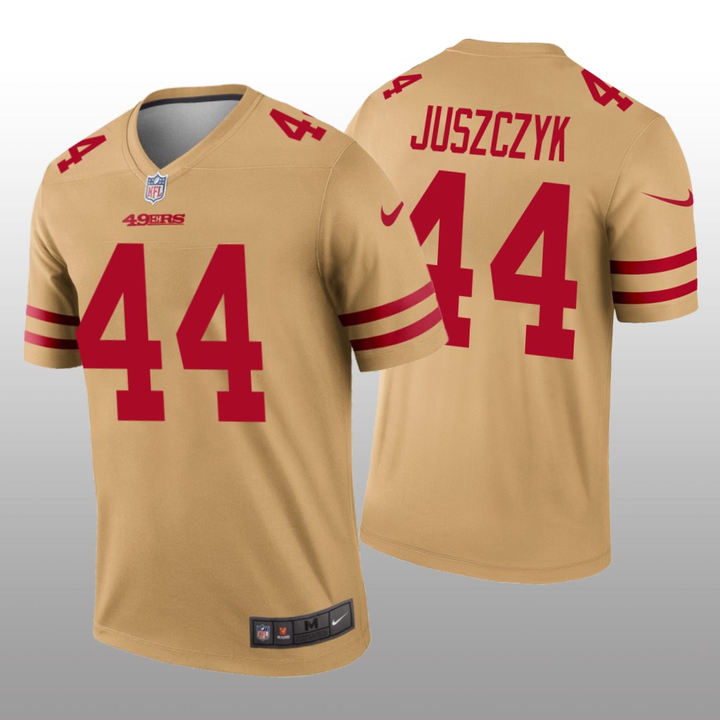 San Francisco 49ers Kyle Juszczyk Gold Jersey Inverted Legend - Men's