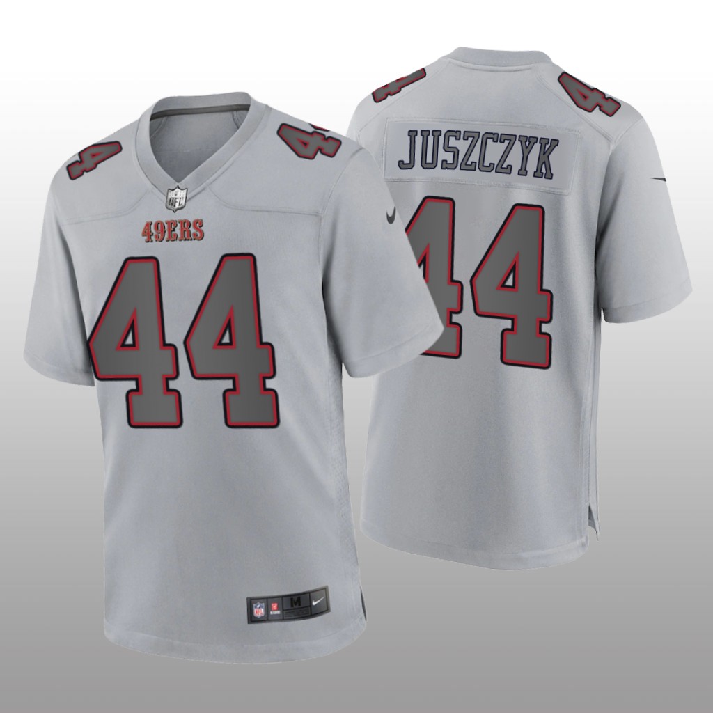 San Francisco 49ers Kyle Juszczyk Gray Jersey Atmosphere Fashion Game - Men's
