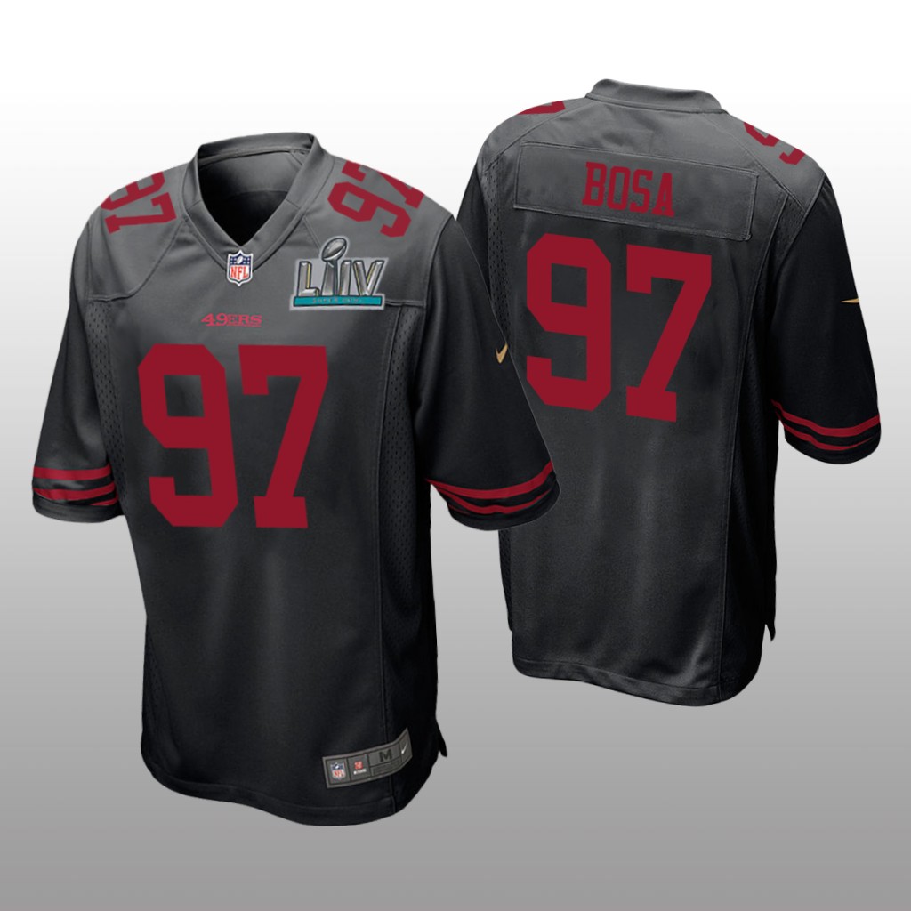 San Francisco 49ers Nick Bosa Black Game Jersey Super Bowl LIV - Men's