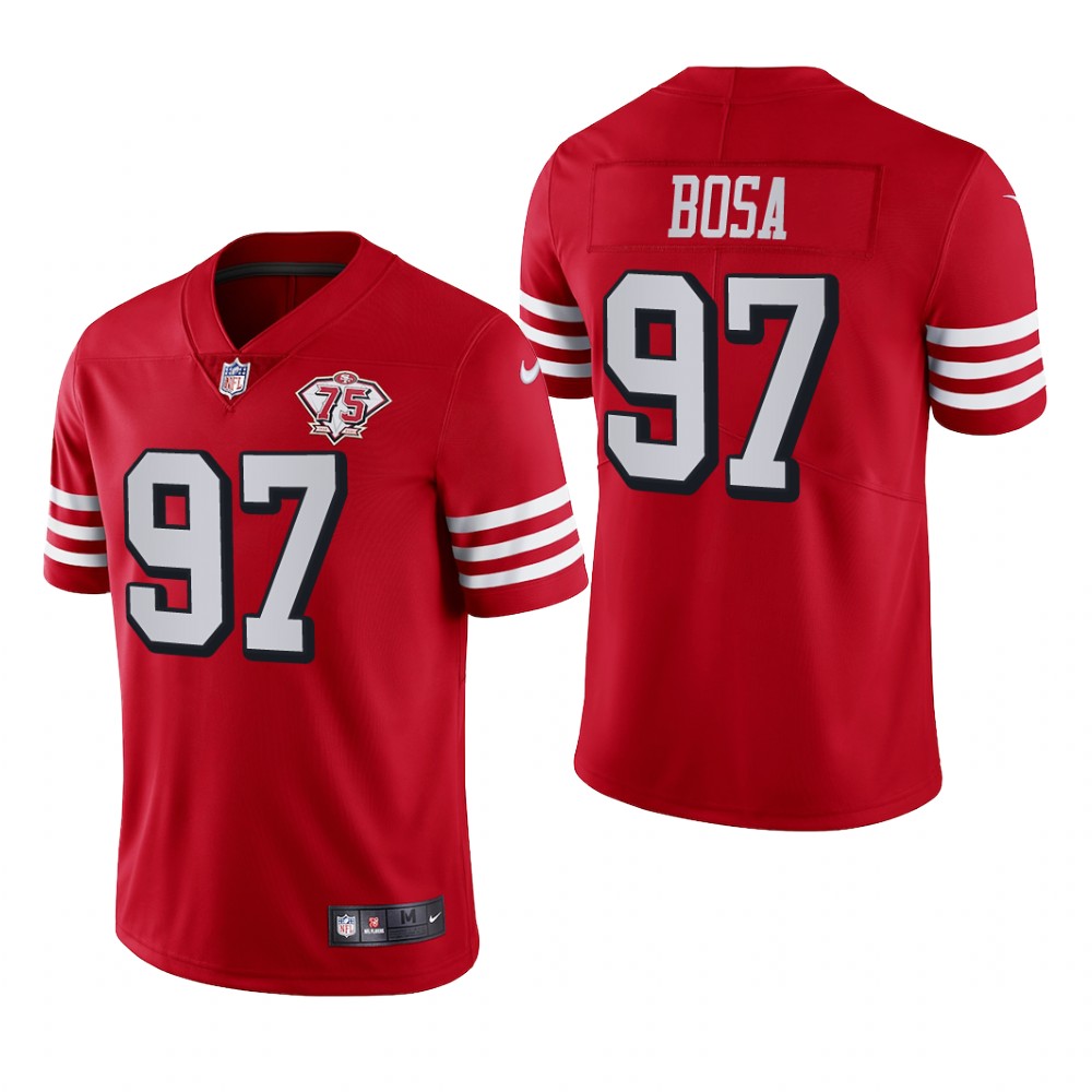 San Francisco 49ers Nick Bosa Scarlet Jersey Vapor Limited - Men's