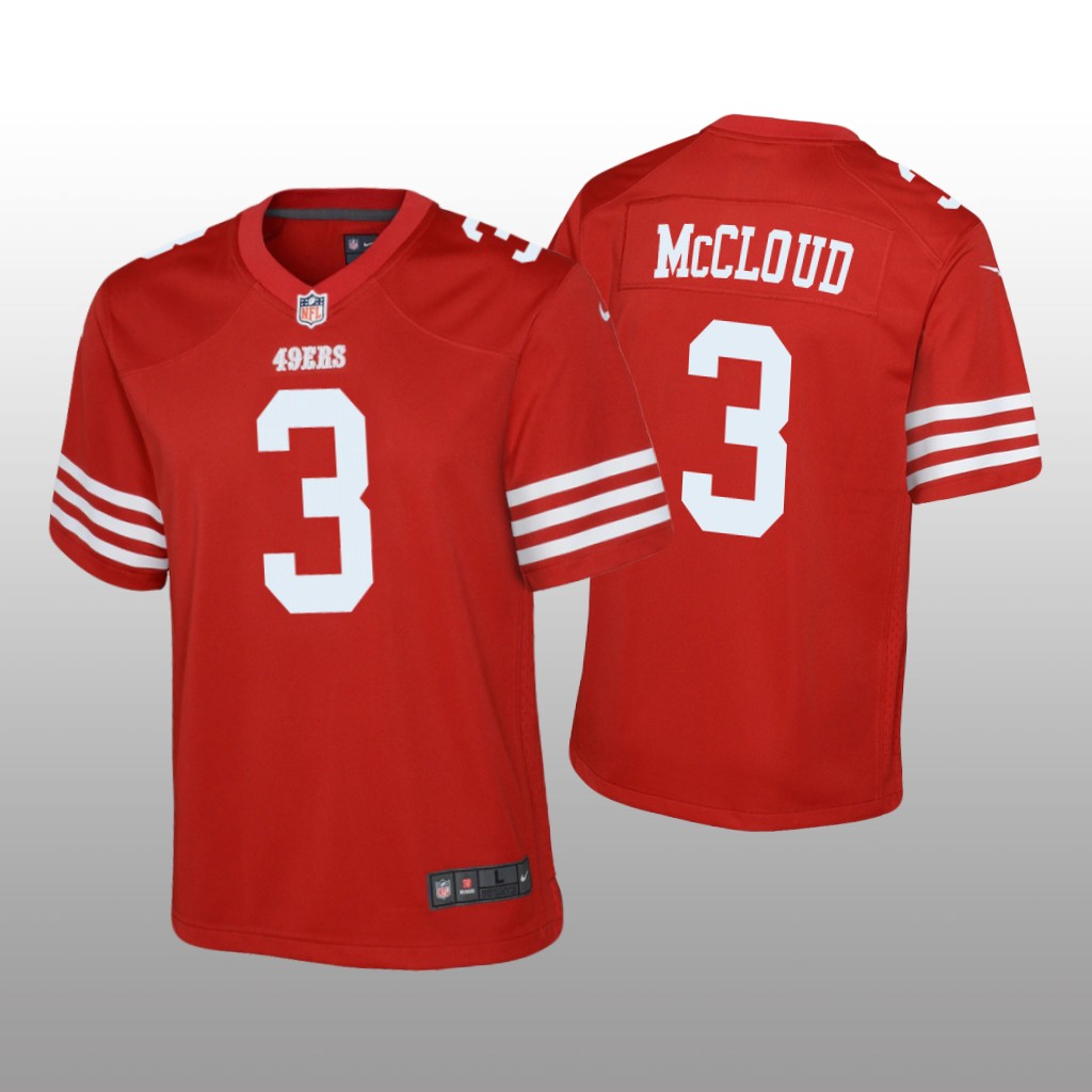 San Francisco 49ers Ray-Ray McCloud Scarlet Jersey Game - Youth