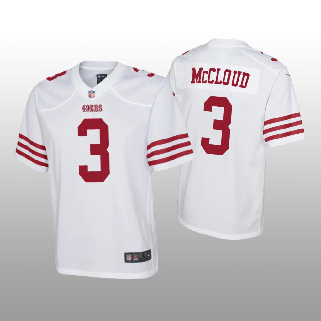 San Francisco 49ers Ray-Ray McCloud White Jersey Game - Youth