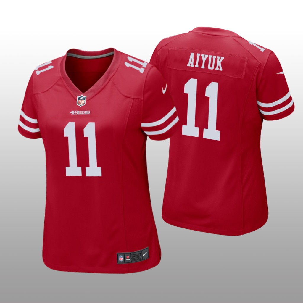 San Francisco 49ers Scarlet 2020 NFL Draft Brandon Aiyuk Game Jersey