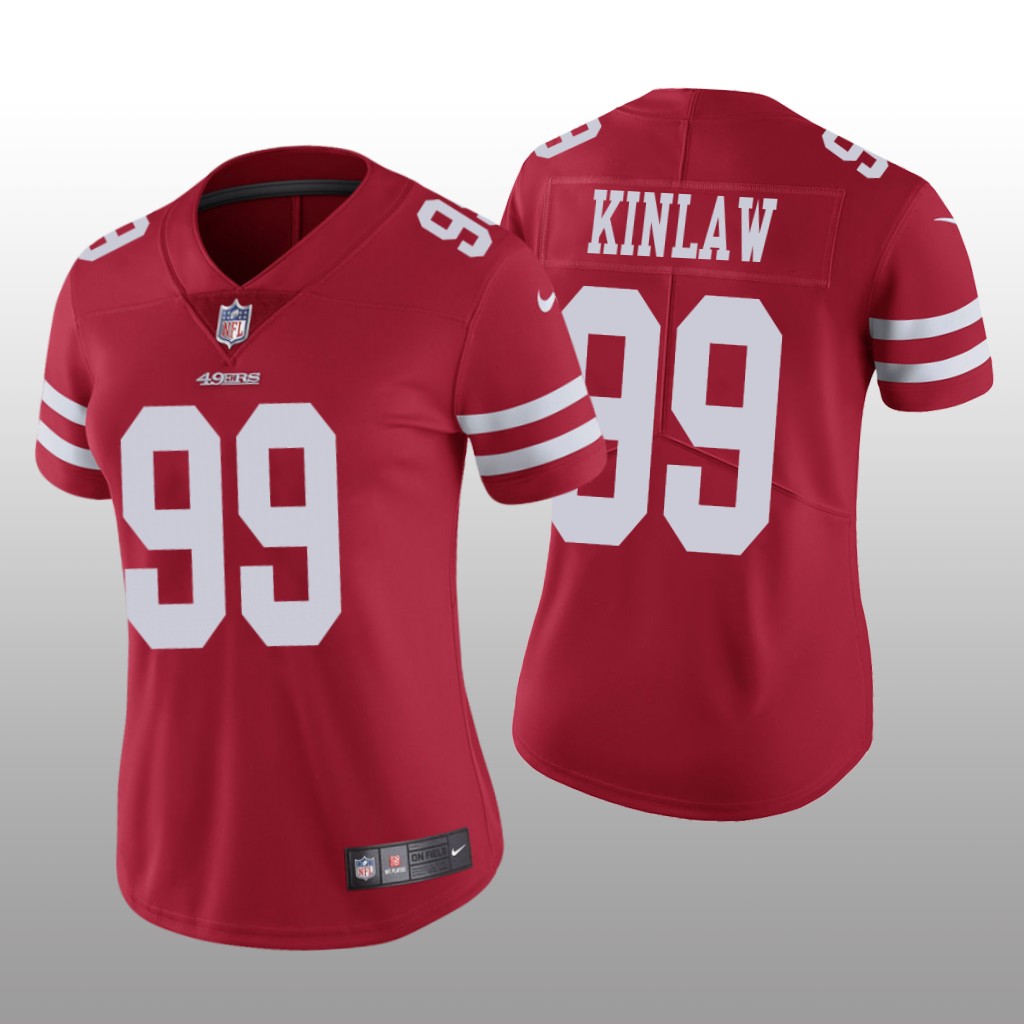 San Francisco 49ers Scarlet 2020 NFL Draft Vapor Limited Javon Kinlaw Jersey