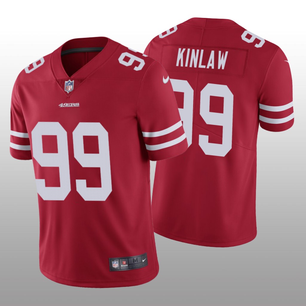 San Francisco 49ers Scarlet 2020 NFL Draft Vapor Limited Javon Kinlaw Jersey