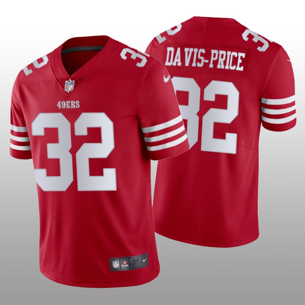 San Francisco 49ers Scarlet Vapor Limited Tyrion Davis-Price Jersey