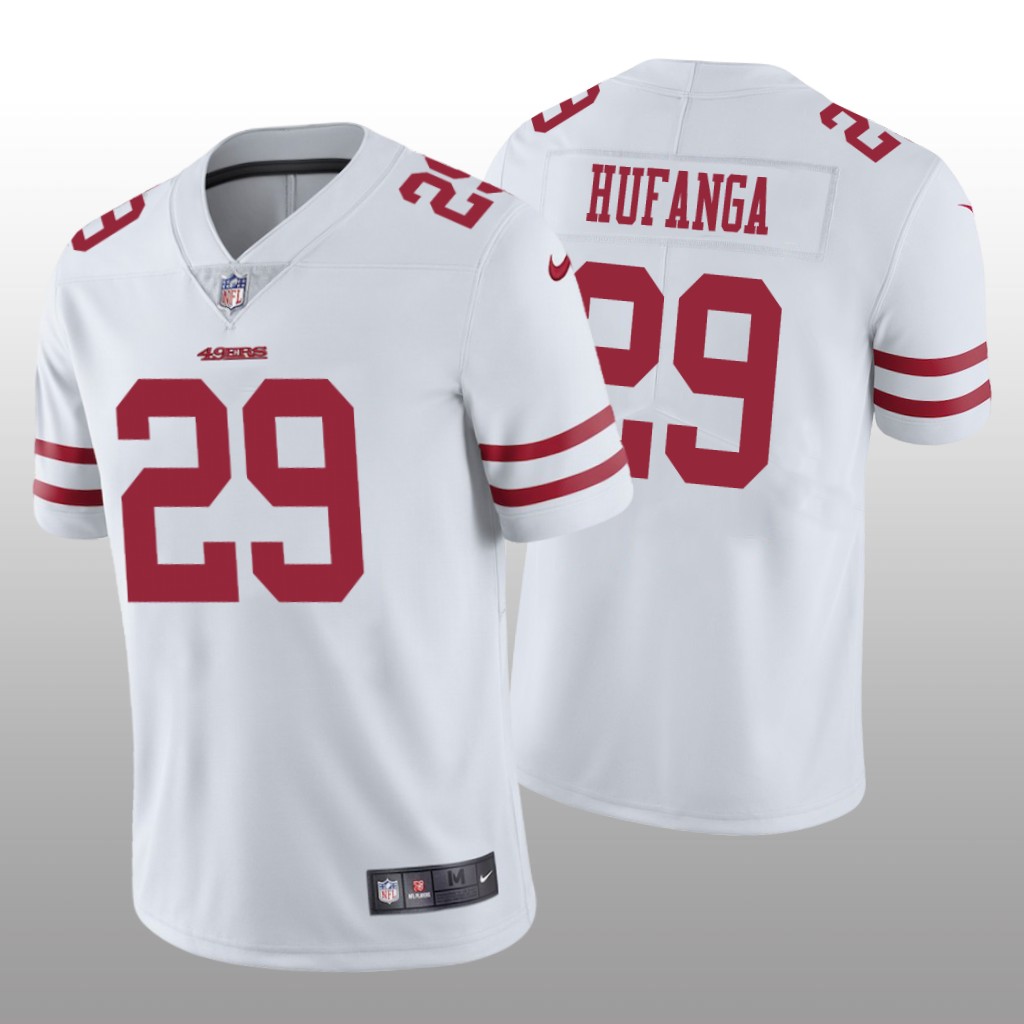 San Francisco 49ers Talanoa Hufanga White Jersey Vapor Limited - Men's