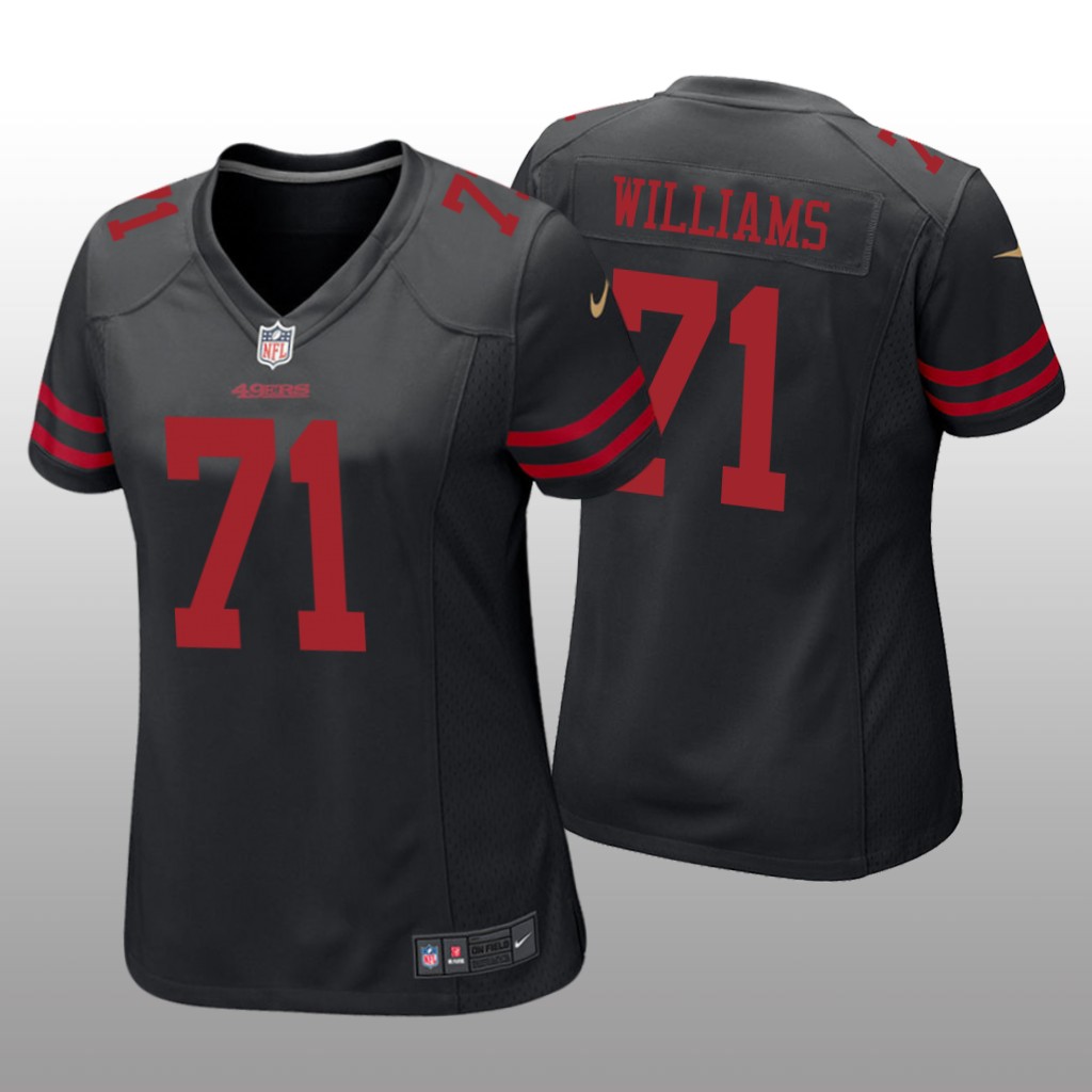San Francisco 49ers Trent Williams Black Jersey Game - Women's