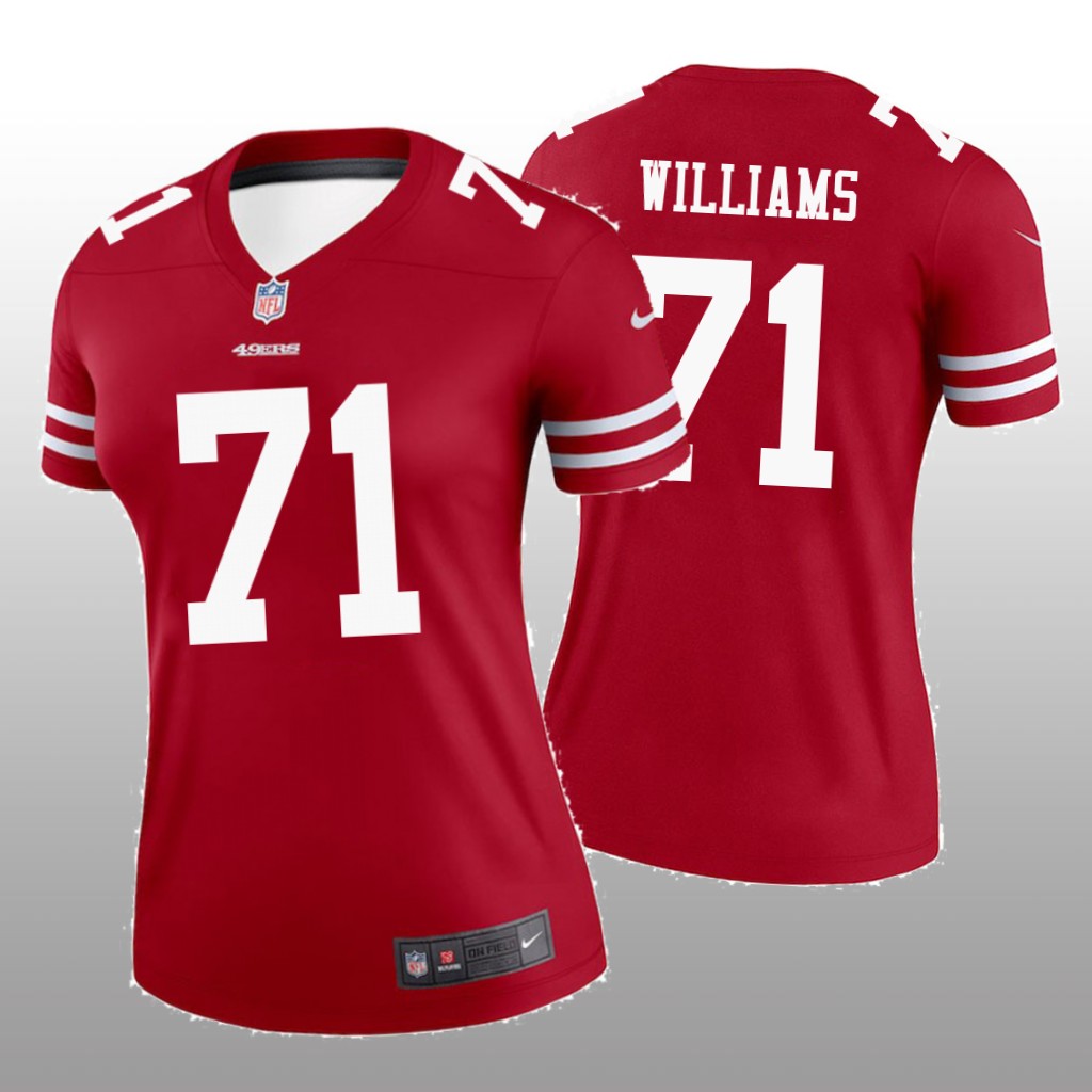 San Francisco 49ers Trent Williams Scarlet Jersey Legend - Women's