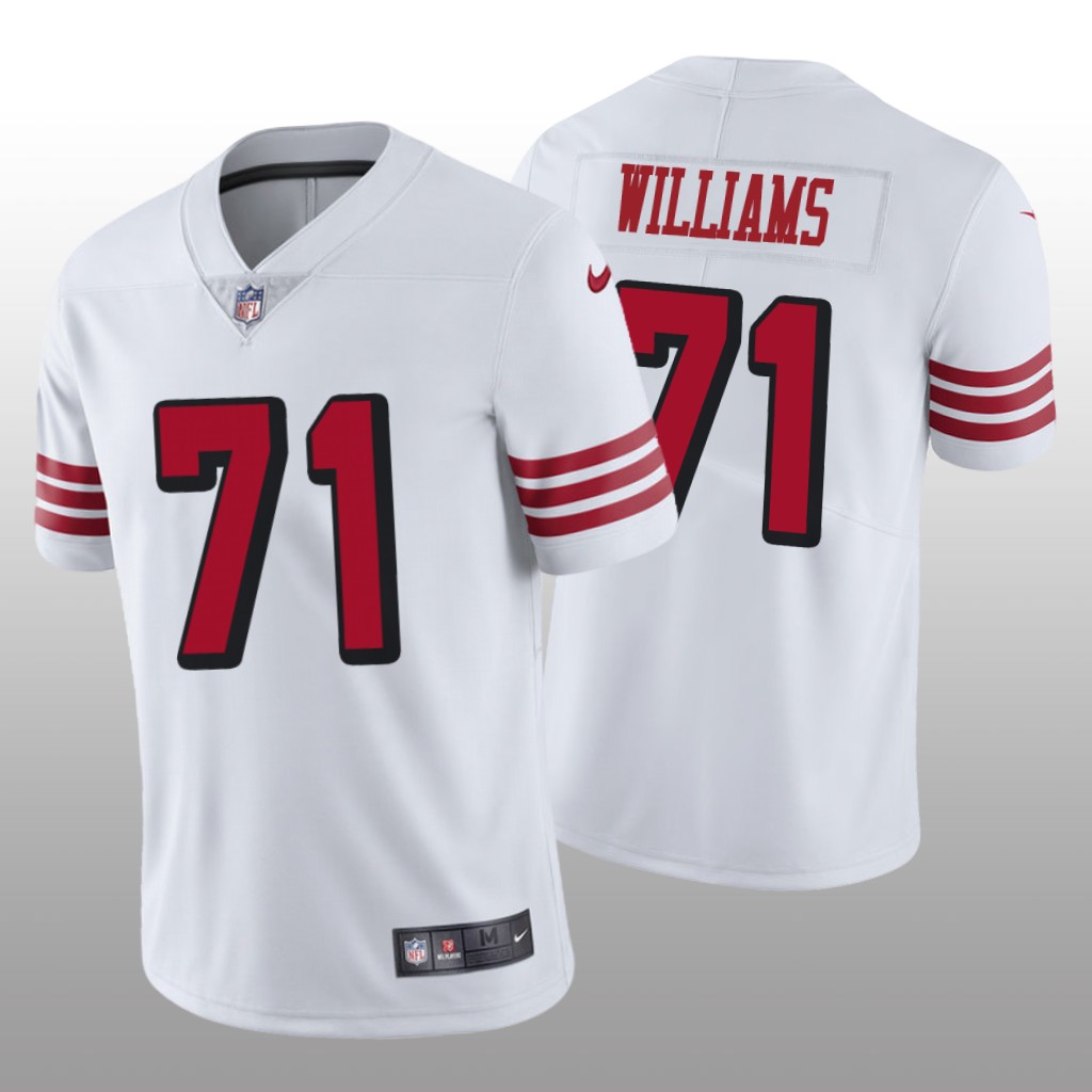 San Francisco 49ers Trent Williams White Jersey Color Rush Limited - Men's