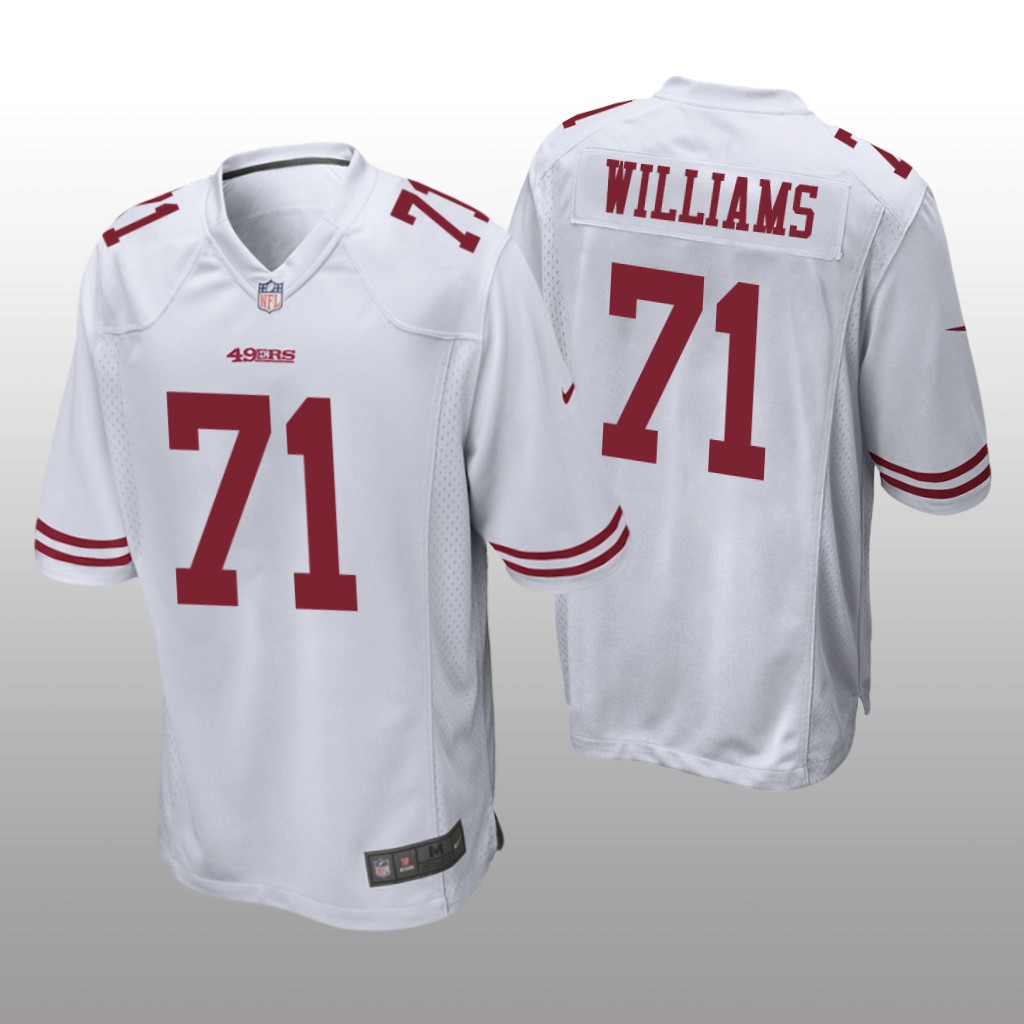 San Francisco 49ers Trent Williams White Jersey Game - Men's