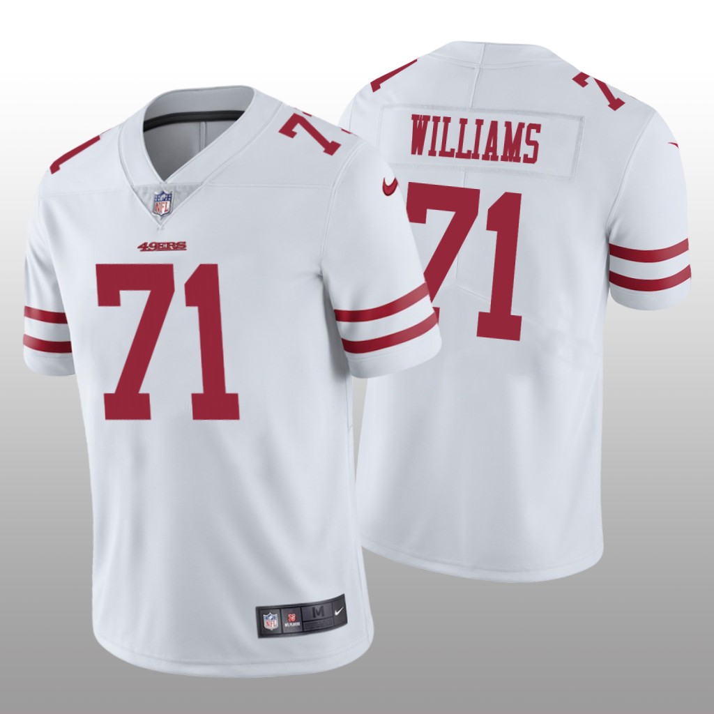 San Francisco 49ers Trent Williams White Jersey Vapor Limited - Men's