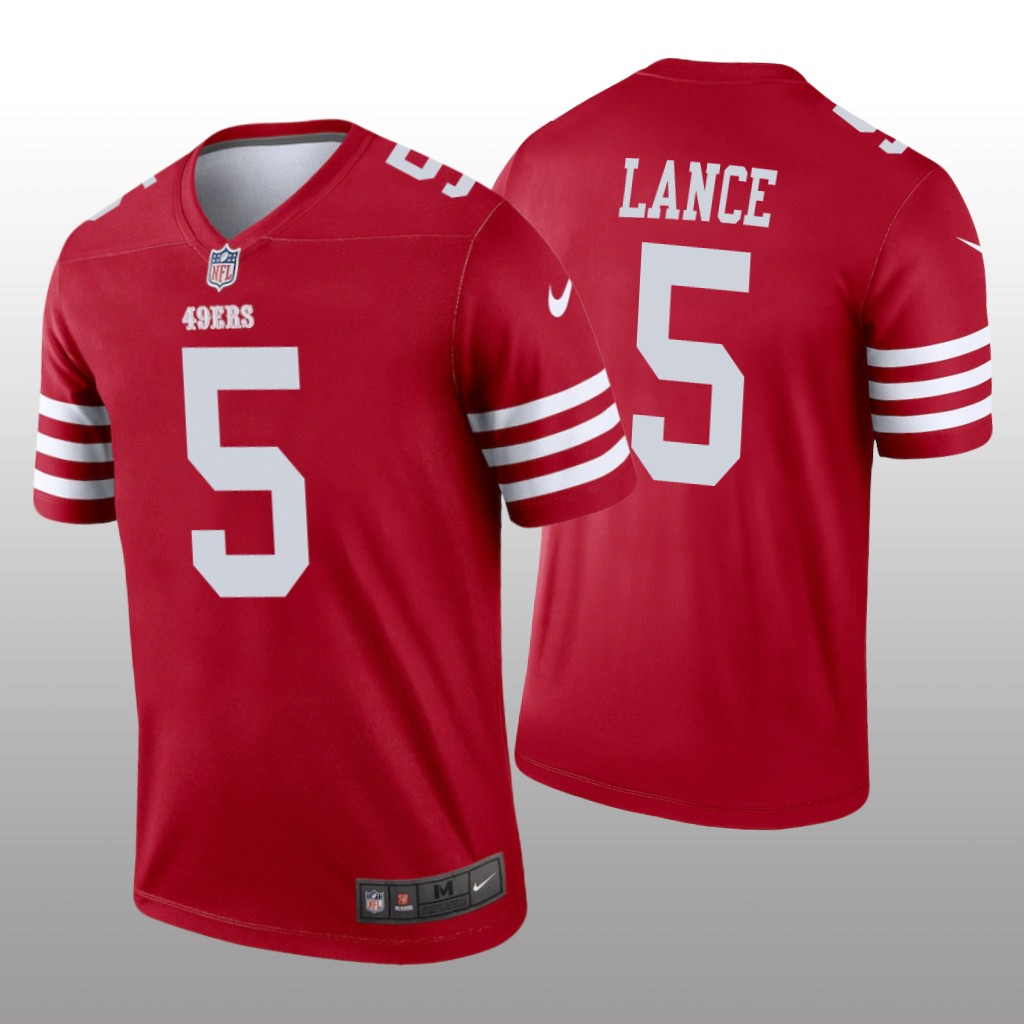 San Francisco 49ers Trey Lance 2022-23 Scarlet Legend - Men's