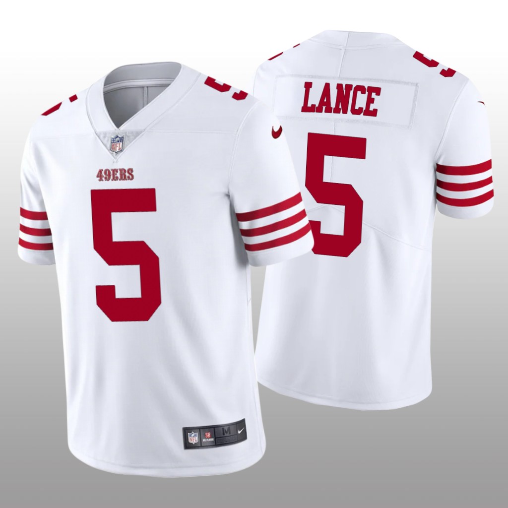 San Francisco 49ers Trey Lance 2022-23 White Vapor Limited - Men's