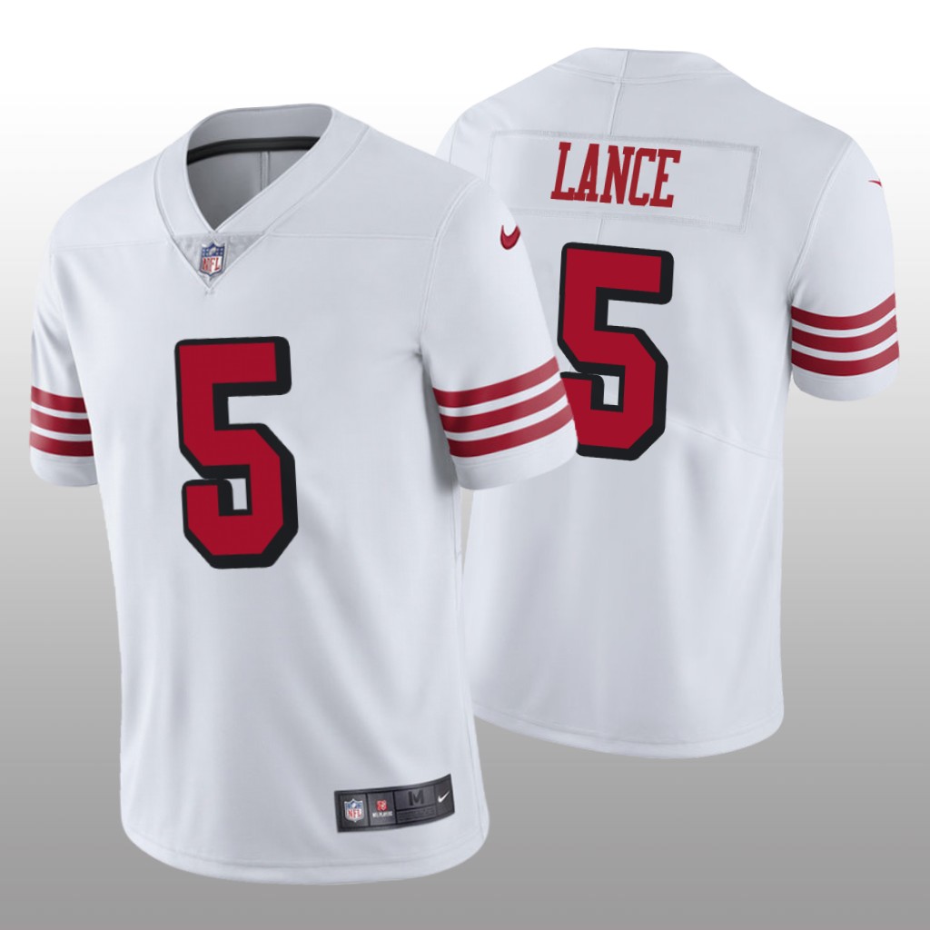 San Francisco 49ers Trey Lance White Jersey Color Rush Limited - Men's