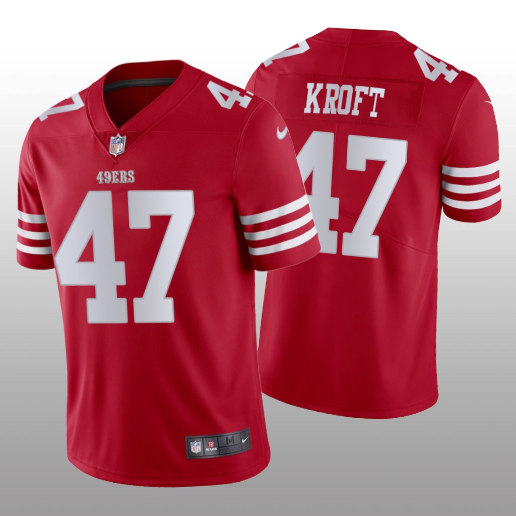San Francisco 49ers Tyler Kroft Scarlet Jersey Vapor Limited Vapor Limited - Men's