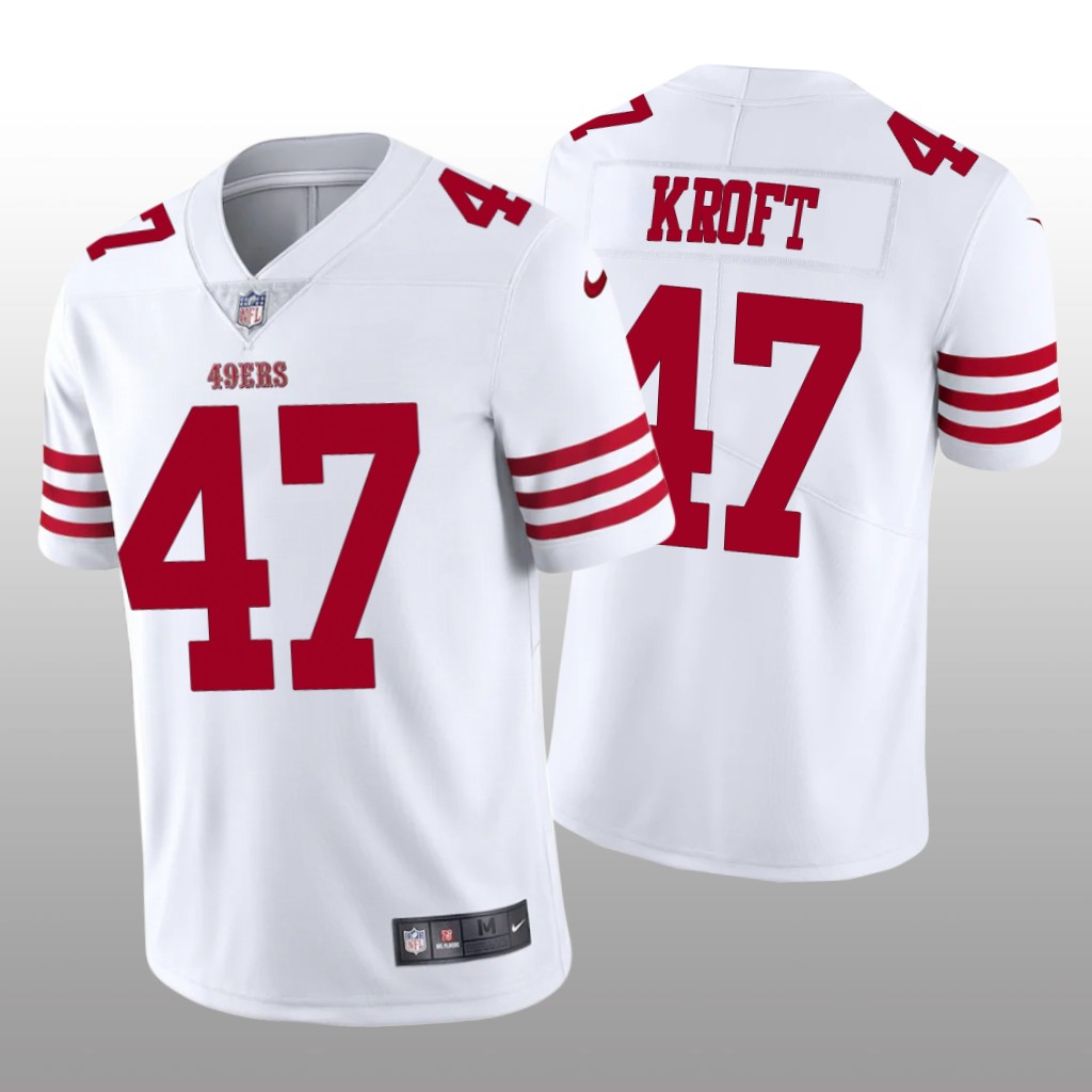 San Francisco 49ers Tyler Kroft White Jersey Vapor Limited Vapor Limited - Men's