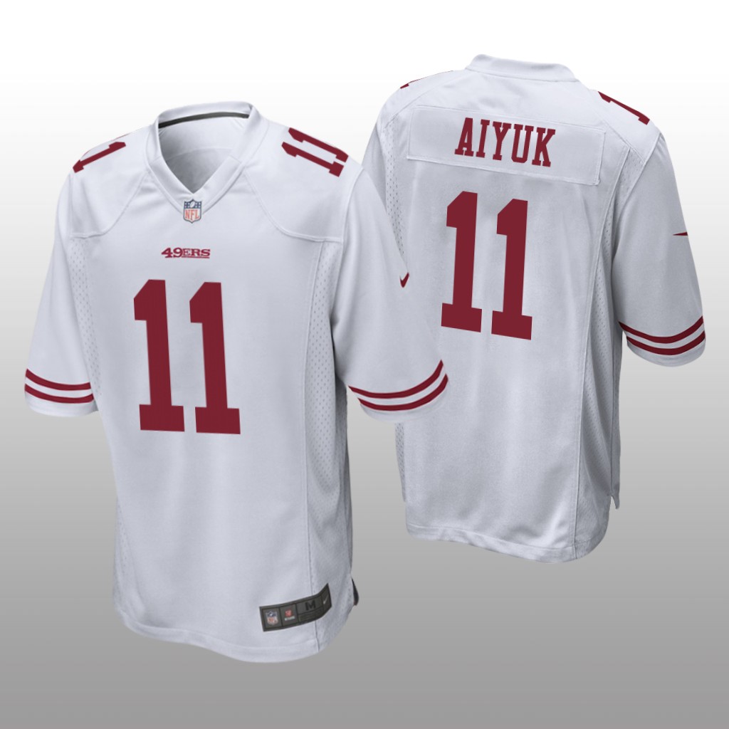 San Francisco 49ers White 2020 NFL Draft Brandon Aiyuk Game Jersey