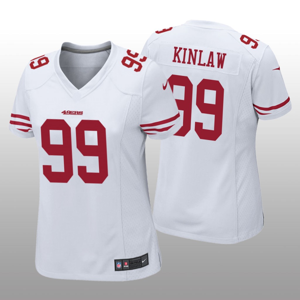 San Francisco 49ers White 2020 NFL Draft Javon Kinlaw Game Jersey