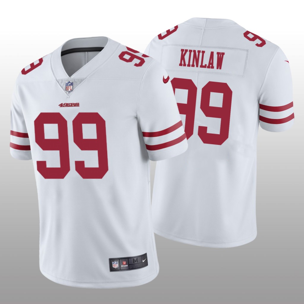 San Francisco 49ers White 2020 NFL Draft Vapor Limited Javon Kinlaw Jersey