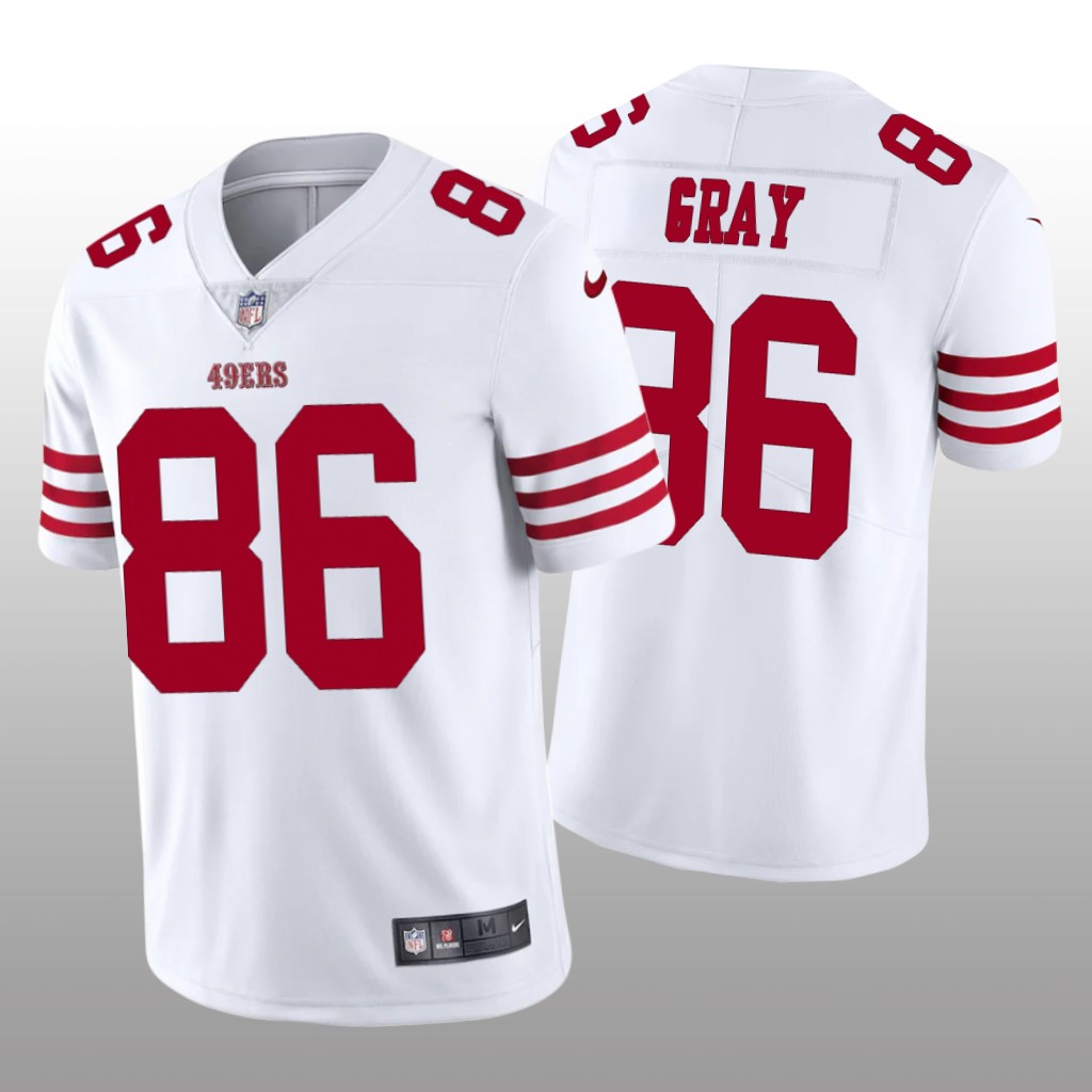 San Francisco 49ers White Vapor Limited Danny Gray Jersey