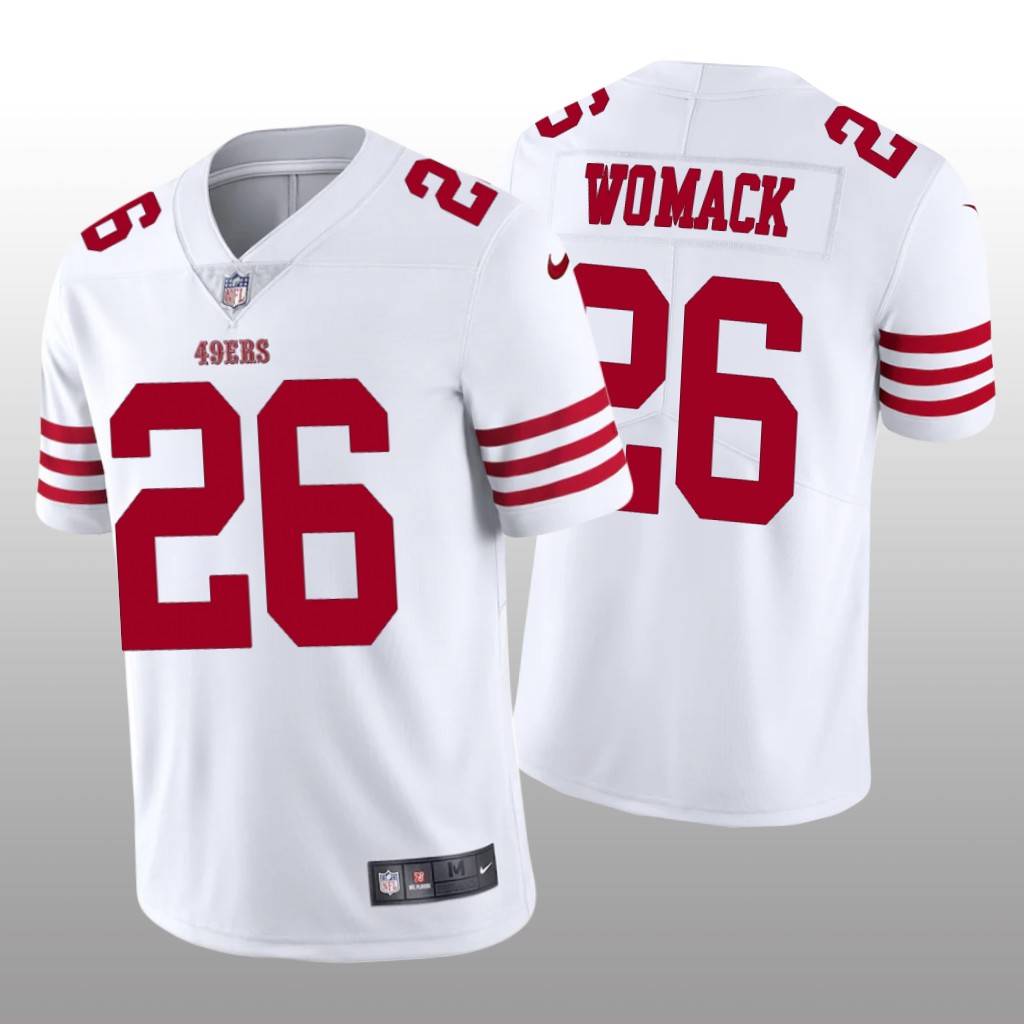 San Francisco 49ers White Vapor Limited Samuel Womack Jersey