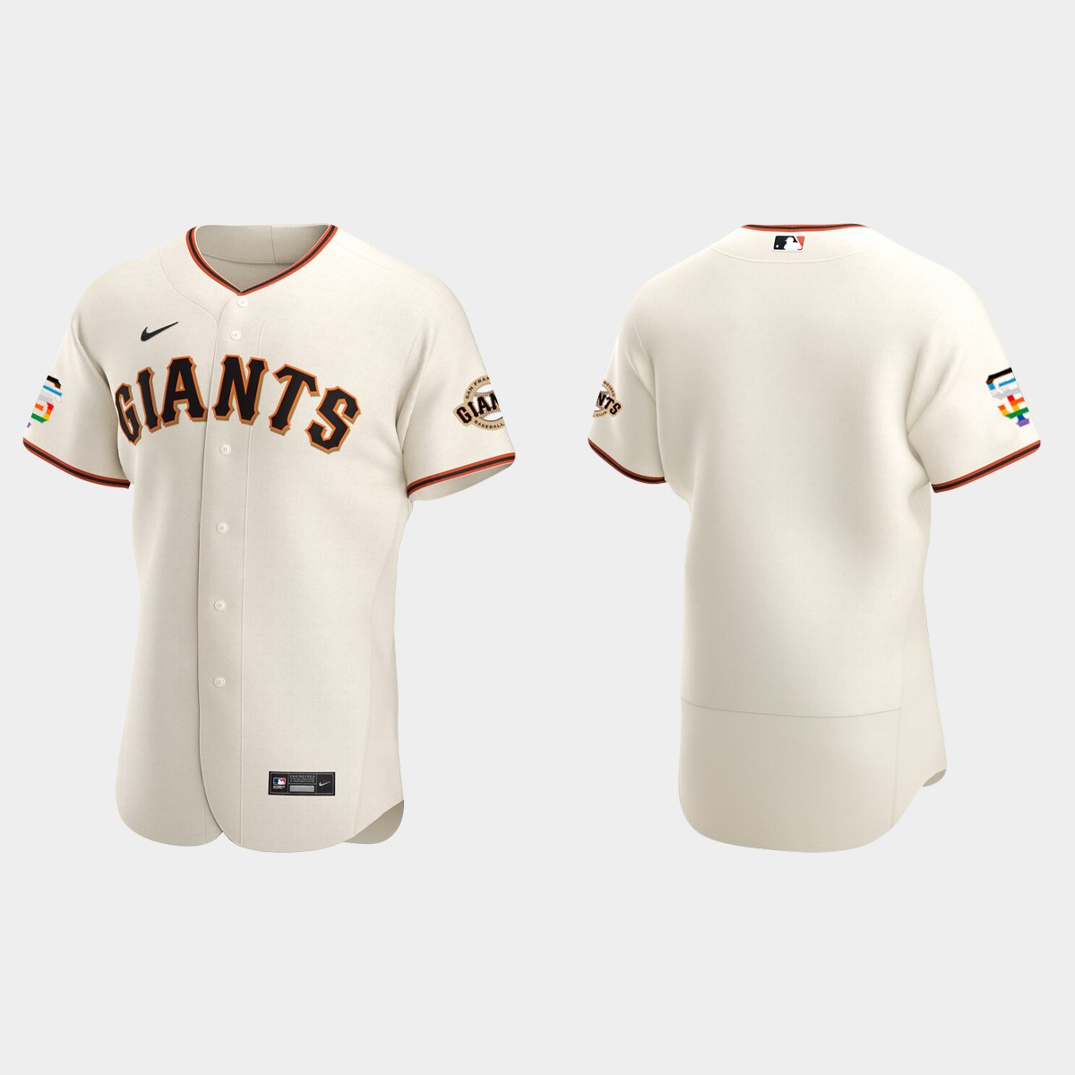 San Francisco Giants 2021 Pride Month Home Jersey - Cream
