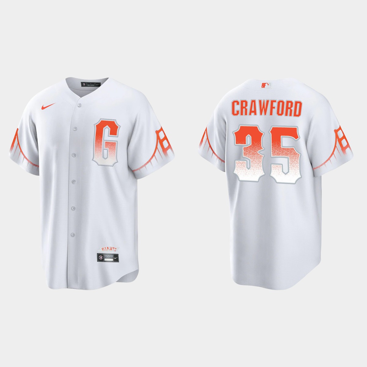San Francisco Giants Brandon Crawford 2021 City Connect Jersey - White
