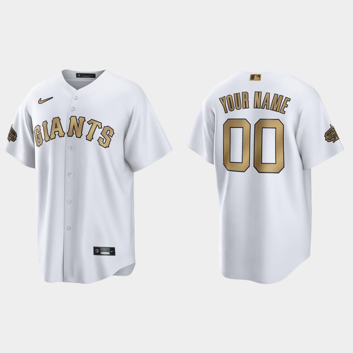 San Francisco Giants Custom 2022 MLB All-Star Game Jersey - White