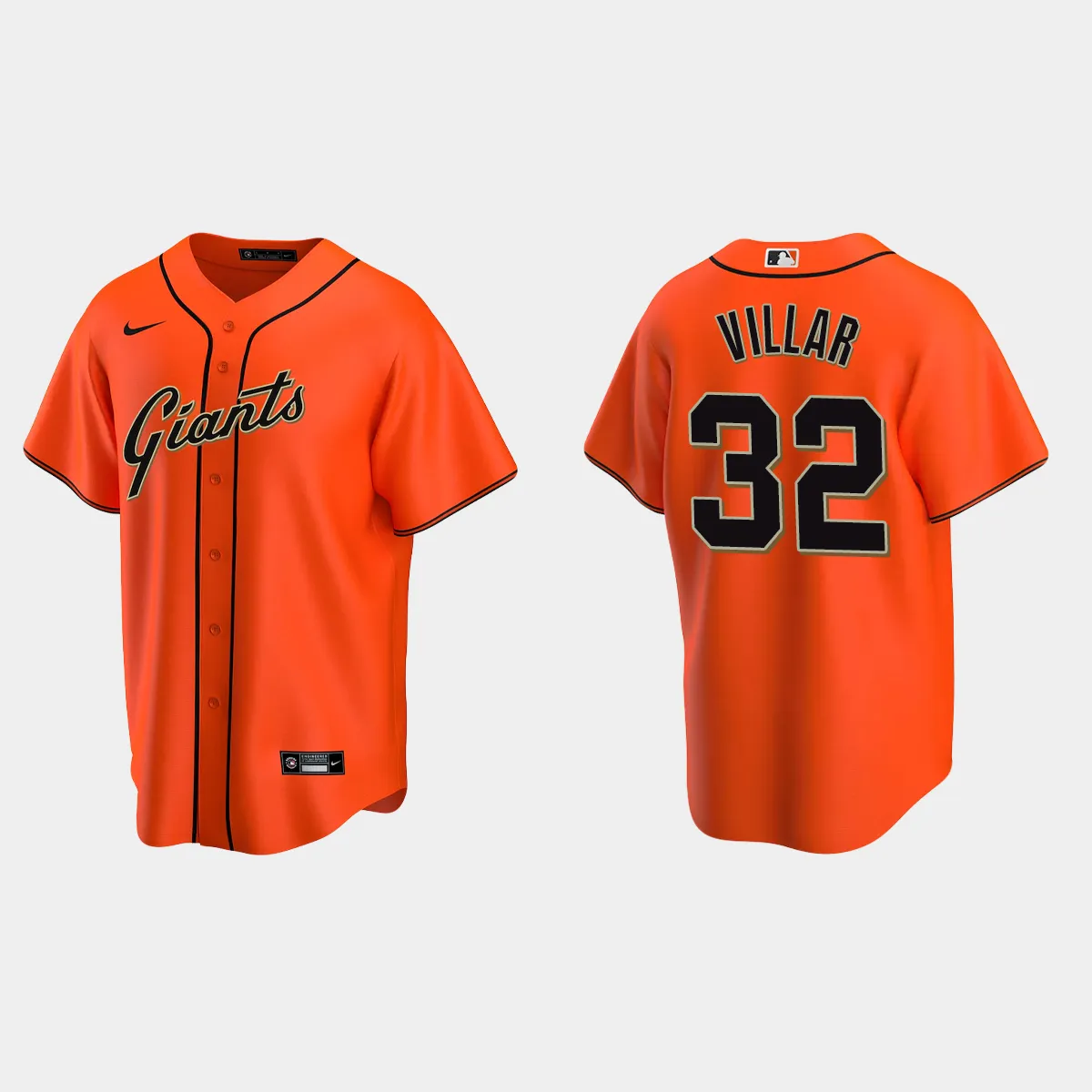 San Francisco Giants David Villar Alternate Jersey - Orange