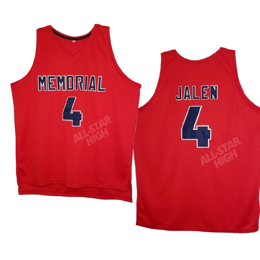 San Joaquin Memorial #4 Jalen Green Jersey All Star High School Red Top Prospect