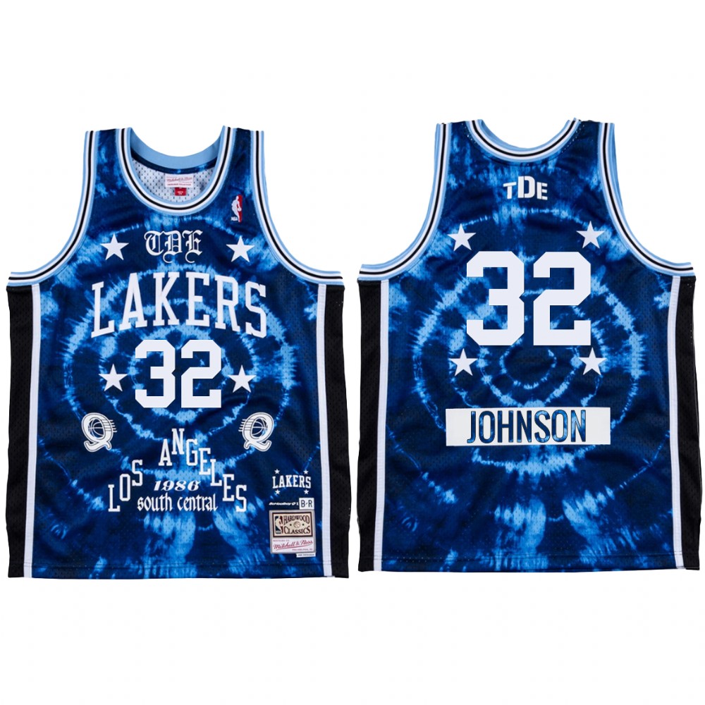 ScHoolboy Q X LA Lakers Magic Johnson #32 Blue Jersey Limited Edition