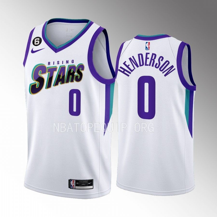 Scoot Henderson 2023 NBA Rising Stars White Jersey NBA G League #0