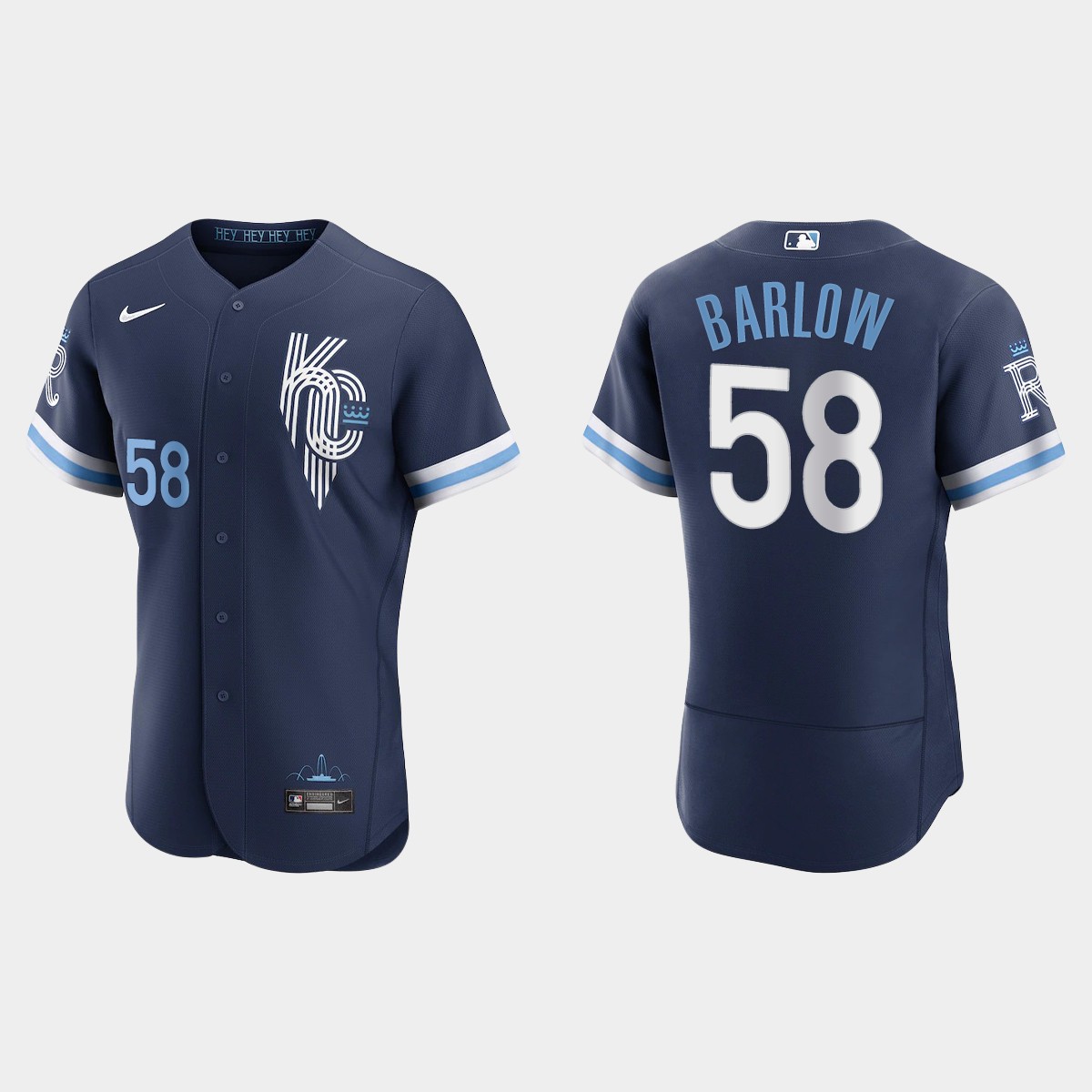 Scott Barlow Kansas City Royals 2022 City Connect Jersey - Navy