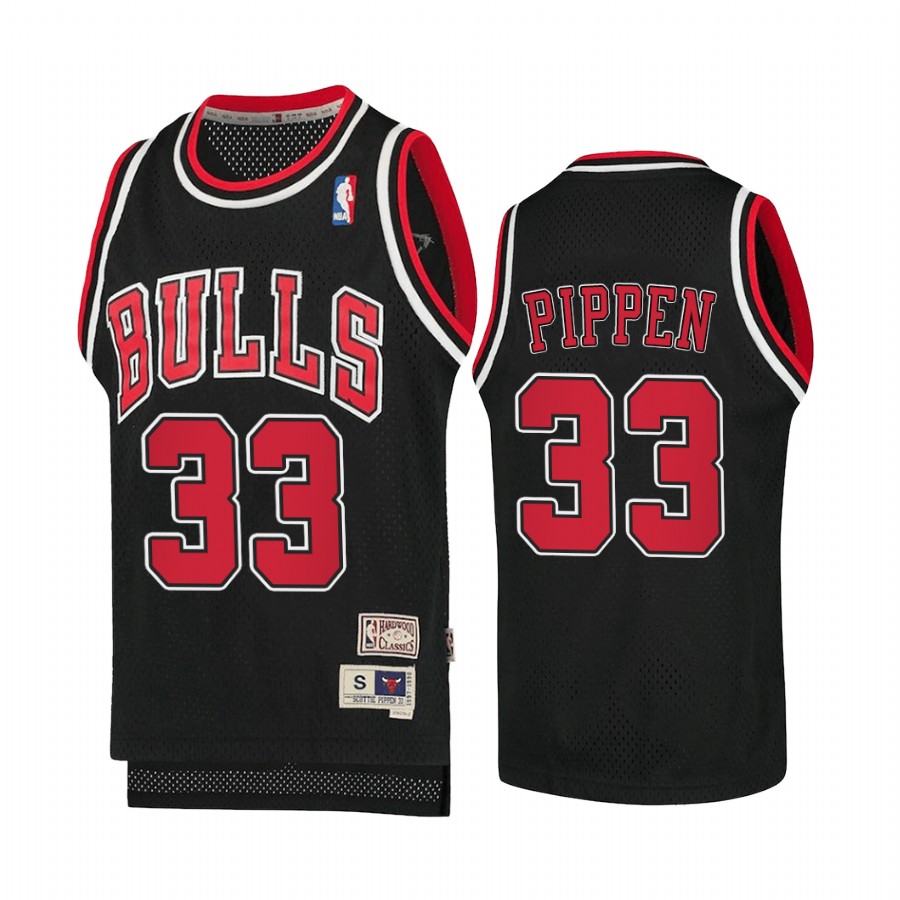 Scottie Pippen Chicago Bulls Hardwood Classics youth Jersey - Black