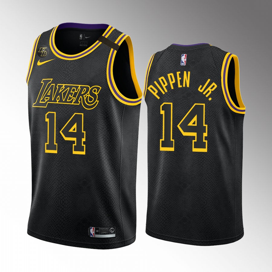 Scotty Pippen Jr. #14 Lakers 2022 Mamba Inspired Black Jersey