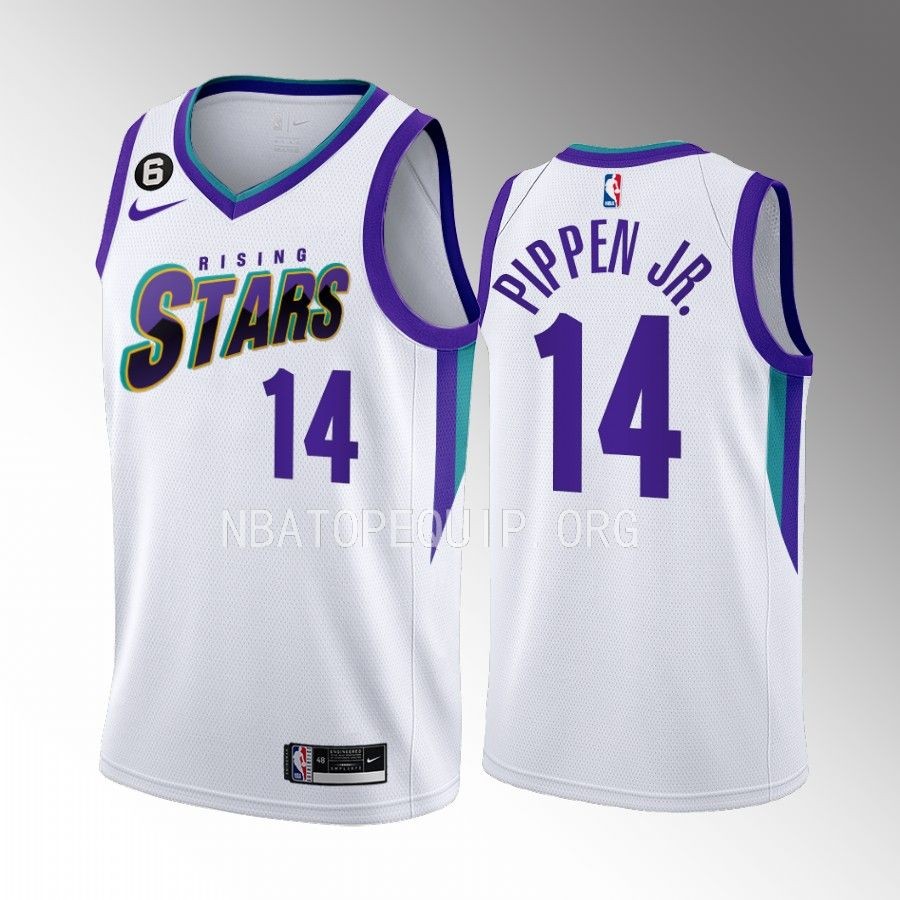 Scotty Pippen Jr. 2023 NBA Rising Stars White Jersey Los Angeles Lakers #14