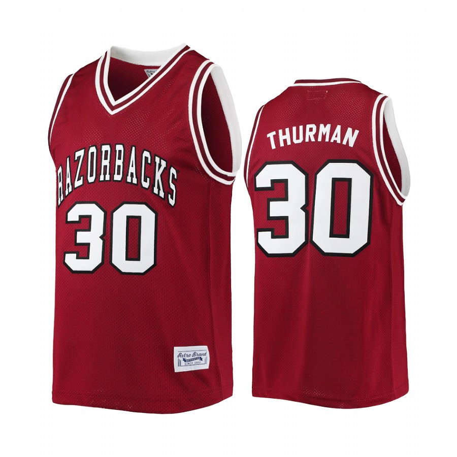 Scotty Thurman Arkansas Razorbacks Cardinal Jersey Commemorative Classic Alumni