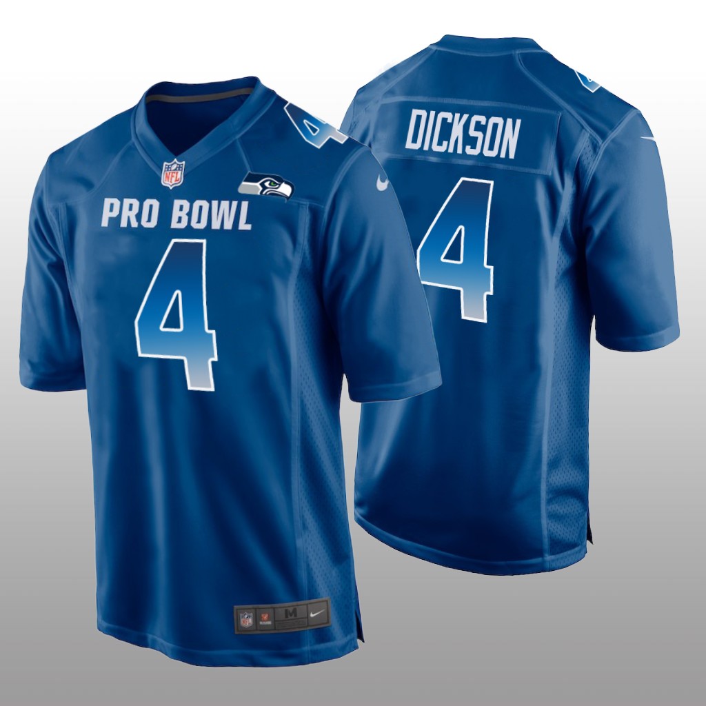 Seahawks Michael Dickson NFC Game Royal  Jersey - 2019 Pro Bowl