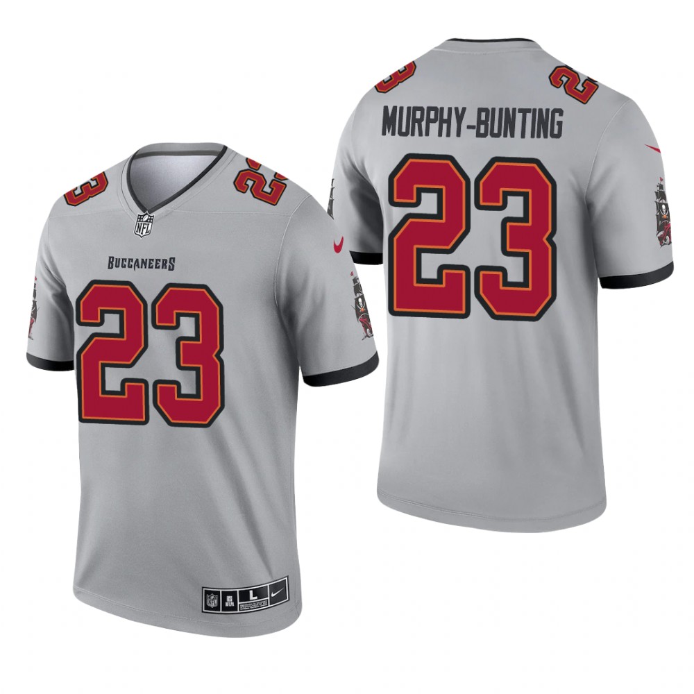 Sean Murphy-Bunting Tampa Bay Buccaneers Gray Jersey Inverted Legend - Men's
