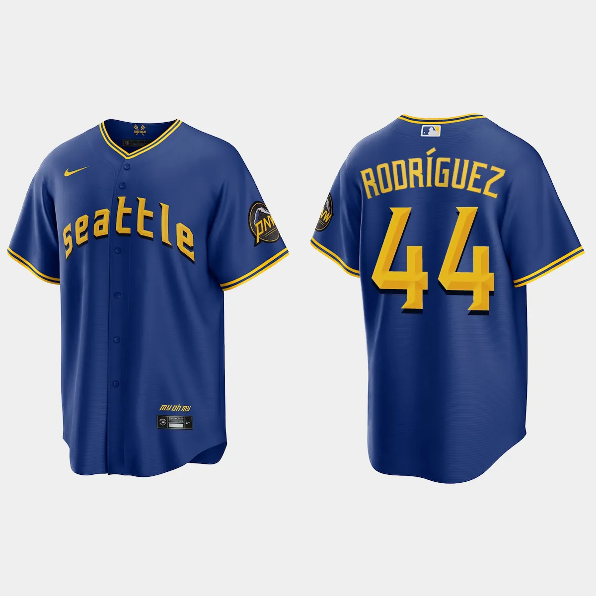 Seattle Mariners Julio Rodriguez 2023 City Connect Jersey - Royal